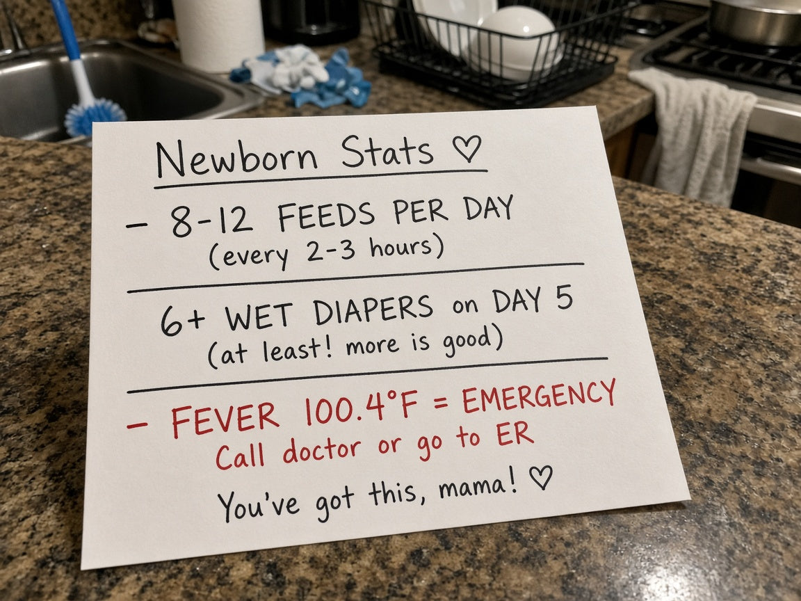 Newborn feeding and emergency threshold reference notes
